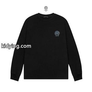 Chrome hearts コピー クロムハーツ コピー 定番人気 ブラック ホースシューロゴデザイン 偽物 ウール インナーkidying26bWHbSb