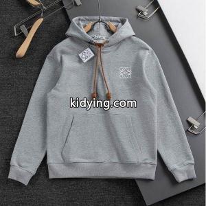 ロエベ ブランド コピー loewe ブランド コピー スーパーコピー アナグラム グレー パーカー 秋冬向けシンプルデザインkidying26Pb4j0z