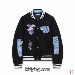 ラック × ライトブルー ベースボールジャケット Off-white スーパーコピー オフホワイト スーパーコピー 偽物 2026 秋冬コラボ風 数量限定 お洒落 刺繍kidying26mSbuSj