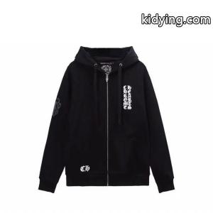CHROME hearts スーパーコピー スーパーコピー ジップパーカー 重厚 上品 ゴシックロゴ ブラック クロムハーツ スーパーコピーkidying26XnuiWr