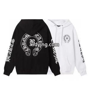 クロムハーツ コピーブランド 偽物 パーカー 定番 クラシック ホースシュー ロゴ ブラックホワイト CHROME hearts コピーブランドkidying265ri0ja