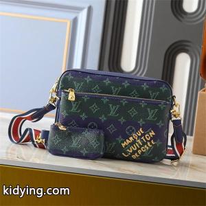 LOUIS vuitton ブランド コピー コピー 個性 洗練 ブルーグリーン モノグラム ショルダーバッグ ルイヴィトン ブランド コピーkidying26ammSHr