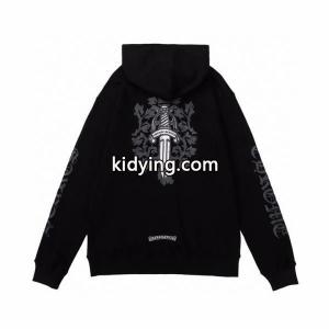 クロムハーツ コピー コピー ジップパーカー 重厚 精巧 クロスエンブレム スリーブロゴ ブラック CHROME hearts コピーkidying26L9nWLz