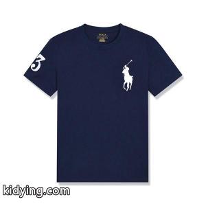 オシャレファッション性POLO RALPH LAURENポロ ラルフローレンスーパーコピークルーネック半袖Ｔシャツトップスkidying260fy8ry