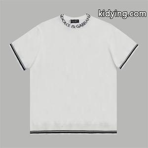 ロゴ付きのDOLCE&gabbana ブランド コピードルチェ&ガッバーナ ブランド コピーコピーメンズ半袖クルーネックＴシャツkidying26eim89v