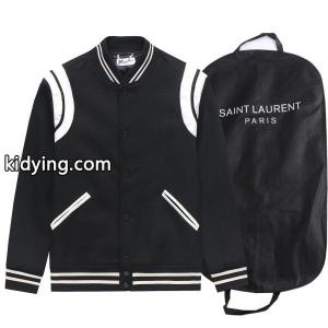 サンローラン スーパーコピージャケットコピーSaint laurent スーパーコピー Paris　SLP刺繍モデル 野球コート  ジャケット 通販激安デザインシンプルカジュアルスタイルフォーマルkidying26jSH5Xj