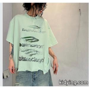 balenciaga コピー バレンシアガ コピー Tシャツコピー  丸首 スタイリッシュでおしゃれ新作kidying26iG5TDm
