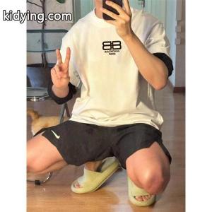 個性派balenciaga スーパーコピーバレンシアガ スーパーコピーｔシャツコピープリントスカルクールネックkidying2645LTHf