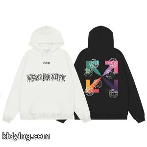 爆買い最新作オフホワイト ブランド コピーコピーOff-white ブランド コピーフード付きメンズスポーツプルオーバーパーカーkidying26SnuC4b