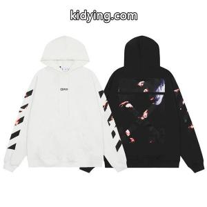 新色追加！Off-white コピーオフホワイト コピーコピー通販メンズプルオーバーパーカー素敵なデザインプリント付きkidying26iSr0XD