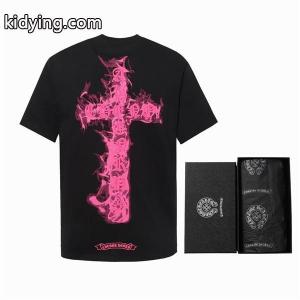 赤字超特価高品質CHROME hearts スーパーコピースーパーコピークロムハーツ スーパーコピーの吸汗性と速乾性に優れたクルーネック半袖Tシャツkidying264vCqOD