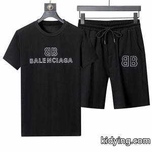 上下セット 今季トレンドの限定アイテム 春夏の大注目トレンド バレンシアガ ブランド コピー balenciaga ブランド コピー_半袖Tシャツ_メンズファッション_スーパーコピーブランド激安通販 専門店kidying26Lfimya
