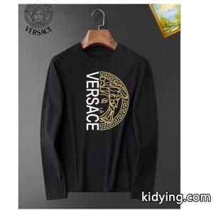 この夏最高に人気ブランド ヴェルサーチ ブランド コピー versace ブランド コピー 長袖Tシャツ 2色可選春夏まだまだトレンド_ヴェルサーチ ブランド コピー versace ブランド コピー_ブランド コピー 激安(日本最大級)kidying26v4LTDy