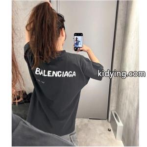 balenciaga コピーブランド バレンシアガ コピーブランドコピーメンズクルーネックTシャツ  ブラック 通販ショッピングkidying26Oj8Pje