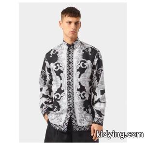 春夏にも楽しむすアイルに ヴェルサーチ コピー versace コピー オフィスコーデもシャレ見え シャツ_ヴェルサーチ コピー versace コピー_ブランド コピー 激安(日本最大級)kidying26muy4Tj
