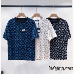 超激得100%新品英字プリントｔシャツブラックホワイトかっこいい着心地高品質LOUIS vuitton コピーヴィトン 激安 通販kidying26fiee4j