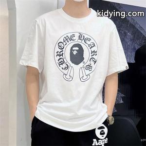 クロムハーツ スーパーコピー偽物 BAPE X Chrome hearts スーパーコピー  最落なし! 希少!　数量限定特別価格　半袖Tシャツ__ブランド コピー 激安(日本最大級)kidying26S9PL9r