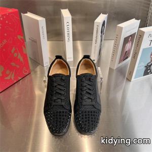 履き心地いいルブタン靴コピーCHRISTIAN louboutin コピーブランド RANTULOW メンズローカットスニーカーブラックkidying265nuySv