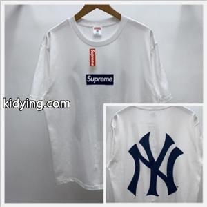 supreme ブランド コピー x New York Yankees シュプリーム ブランド コピー通販 半袖tシャツ ストリート感 幅広いコーデで活躍kidying261nWH9v