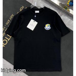 人気定番最新作伸縮性綿100%ｔシャツ半袖トップスフロントプリントブラックホワイトmoncler スーパーコピーモンクレール スーパーコピーtシャツコピーkidying26LHviqy