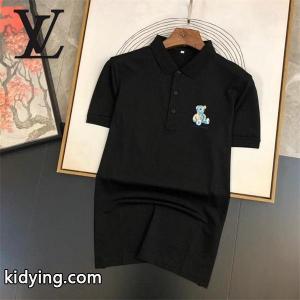 ルイヴィトン スーパーコピー コピー 通販LOUIS vuitton スーパーコピー爆買い 防臭効果柔らかな質感ポロシャツ男性用オフィス用黒白ブルーkidying268D4z4n