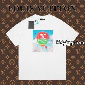 ヴィトン 新作 コピー ルイヴィト半袖Tシャツスーパーコピー カラフルな反射技術 軽やかな素材感 黒白kidying260TXPra