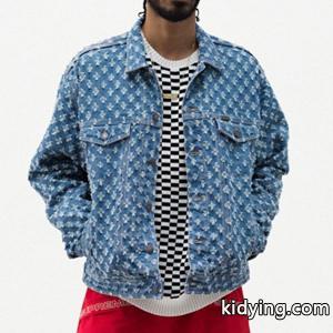 supreme ブランド コピー SS20 Week 10 Hole Punch Denim Trecker Jacket シュプリーム ブランド コピー コピー デニムジャケットkidying269zCCqy