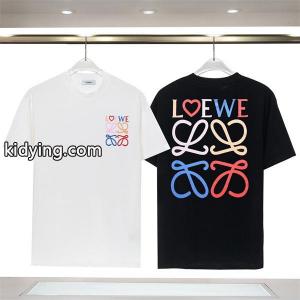 人気定番お買い得 loewe コピーブランドロエベ コピーブランドコピー半袖tシャツ 個性的な大文字ダイヤロゴ新入荷 2色展開 ユニセックスkidying26T5ju4f