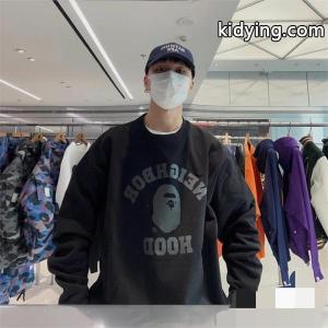 BAPE コピー 秋冬ストリートコラボスタイル 定番 ブラッ...