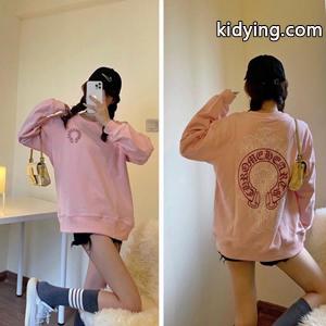 CHROME hearts コピー クロムハーツ コピー偽物 パーカー ユニセックス ピンク 柔らかい材質 好感度アップするkidying26eCiOLb