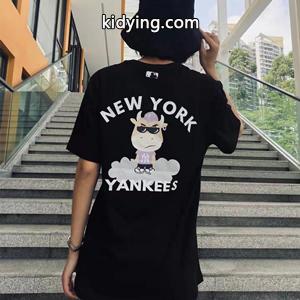 韓国の人気ブランド MLB Korea 激安半袖tシャツ 遊び心溢れるプリント 旬で魅力たっぷり ユニセックス 2色展開kidying26mKviWD