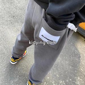 JILSANDER ジルサンダーコピー スウェットパンツ ユニセックスなデザイン グレー 動きやすい 気軽に着られるkidying26yCyqSD