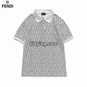 今季らしい着こなし存在感 fendi コピー logo フェンディ コピー ポロシャツ 白 メンズ 目を惹くプリント 着心地よいkidying26e8TH9f