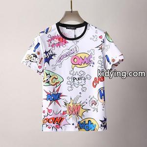 DOLCE&gabbana スーパーコピー 自分らしいスタイリング ドルガバ半袖Tシャツスーパーコピー 超激得新品メンズプリント付きkidying26LTzOLf