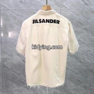 JIL SANDER 早速春夏のトレンド ジルサンダースーパーコピー半袖シャツ 落ち感のあるシルエット レトロな雰囲気kidying26uS9Xze