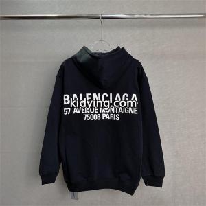 balenciaga コピーパリ2026FW秋冬新作 英字刺繍ロゴ 激安パーカー 男女共に着用が可能kidying26Tnai4n