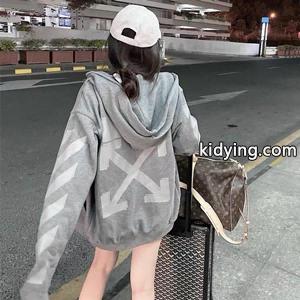 THE 王道!Off-white コピー オフホワイト コピースーパーコピー パーカー ジップアップ おしゃれな装い ペアルックkidying26Lneu0j