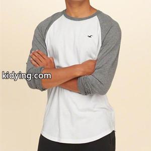 幅広く対応できる上品 Abercrombie & Fitch コピー 長袖Tシャツ カラー豊富 シンプルな丸首ネックデザインkidying26CaeWfy