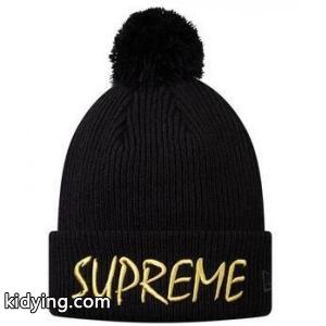 ポンポン付きのセンスがいいsupreme コピー キャップ 偽物 シュプリーム コピー 男女兼用の黒いニット帽子_シュプリーム コピー supreme コピー_ブランド コピー 激安(日本最大級)kidying26PT1vmy