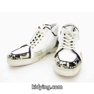 クリスチャンルブタン ブランド コピー Christian louboutin ブランド コピー スニーカー 靴 シューズ スタッズ エナメル サイズ感 ☆激安& メンズ 通販kidying26GLDmia