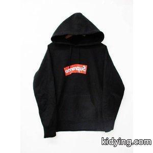 シュプリーム ブランド コピー supreme ブランド コピー ×COMME des GARCONS SHIRT 17SS Box Logo Hooded ボックスロゴ パーカー ブラック メンズ  通販kidying26aqqOPv