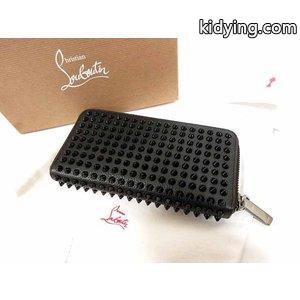 クリスチャンルブタン スーパーコピー Christian louboutin スーパーコピー 1165044 パネトーネ スパイクスタッズ ラウンドファスナー 長財布 販売 通販kidying26C8jymy