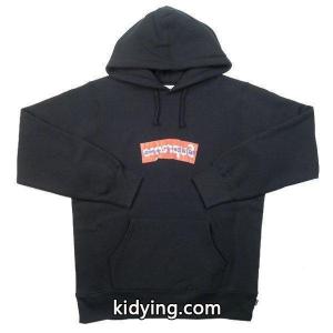 シュプリーム ブランド コピー supreme ブランド コピー ×COMME des GARCONS SHIRT 17SS Box Logo Hooded Sweatshirt BOXロゴパーカー 黒  新品 通販kidying26KLHXXD