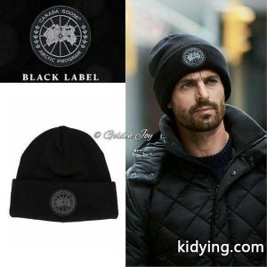 CANADA goose コピー カナダグース コピー BLACK ユニセックス wool-watch-cap-blacklabelkidying26Dq89ru