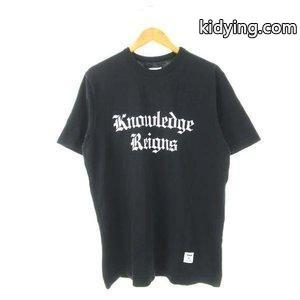 シュプリーム コピー supreme コピー 13ss Knowledge Reigns Tee Tシャツ プリント トップス 黒 ブラック ☆激安& メンズ 通販kidying26GzCqum