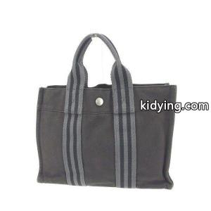 エルメス スーパーコピー hermes スーパーコピー バッグ トートバッグ フールトゥ フールトゥトートＰＭ ブラック グレー レディース Bagkidying26ymeeKD