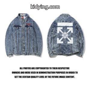 爆買い窮屈感のないデニムジャケット伸縮性ストレスフリー男性用Off-white コピーブランドオフホワイト コピーブランド コピー 激安kidying26SnKneu