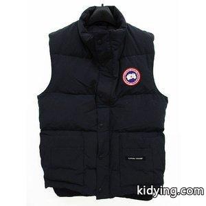 カナダグース スーパーコピー CANADA goose スーパーコピー フリースタイル ダウンベスト ワッペン ブラック 黒 TY22 メンズ 通販kidying265XzODi