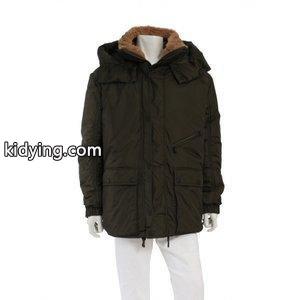 モンクレール スーパーコピー moncler スーパーコピー GRENOBLE ボアブルゾン ダウンジャケット カーキ ベージュ アウター ワンポイント CHAMONIX メンズkidying26TbWn4D