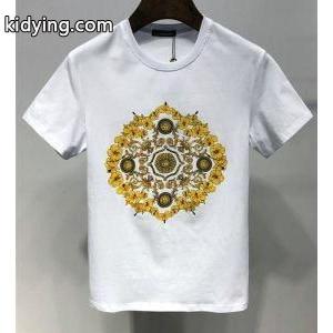 ヴェルサーチ コピー 激安 versace コピー 限定セール オフィス用 組み合わせやすい Ｔシャツ 夏物 吸収性抜群 クールネック きれいめ大人スタイルkidying26nWT91b